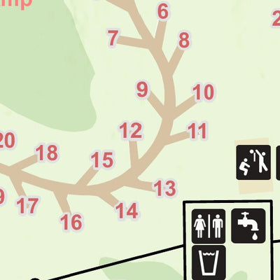 Three Rivers Park District Baker Park Reserve Campground digital map