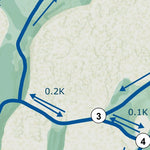 Three Rivers Park District Baker Park Reserve Ski Trails digital map