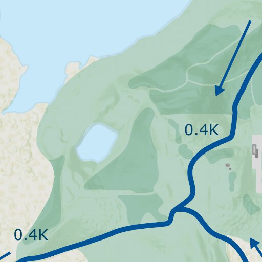 Baker Park Reserve Ski Trails Map by Three Rivers Park District ...