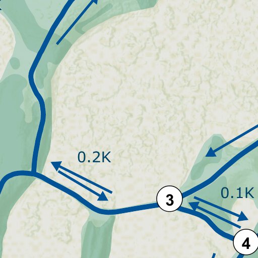 Three Rivers Park Pass Baker Park Reserve Ski Trails Map by Three Rivers Park District ...