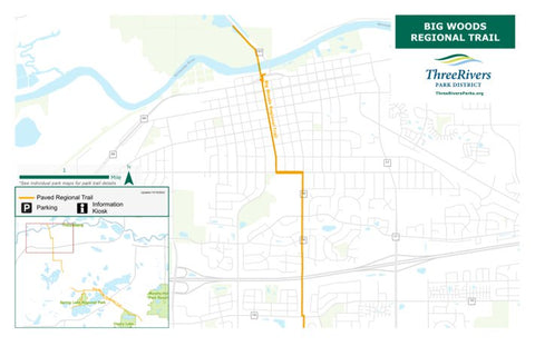 Three Rivers Park District Big Woods Regional Trail 1 digital map