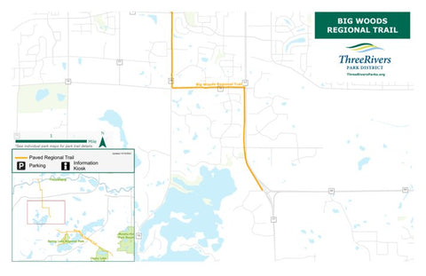 Three Rivers Park District Big Woods Regional Trail 2 digital map