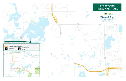 Three Rivers Park District Big Woods Regional Trail 3 digital map