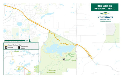Three Rivers Park District Big Woods Regional Trail 5 digital map