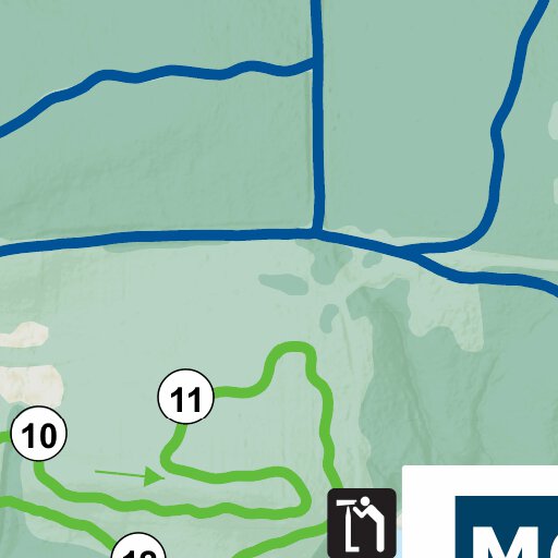 Carver Park Reserve Singletrack Trail Winter Map by Three Rivers Park ...