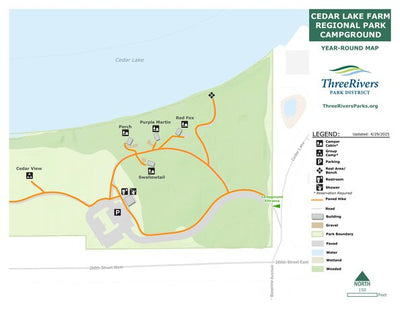 Cedar Lake Farm Regional Park Campground Preview 1