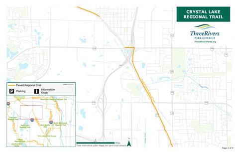 Three Rivers Park District Crystal Lake Regional Trail 2 digital map