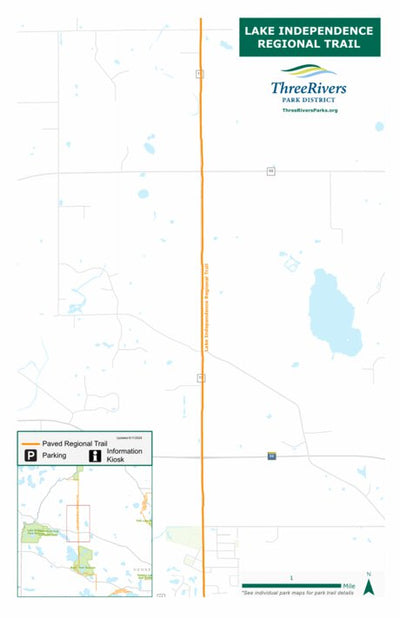 Three Rivers Park District Lake Independence Regional Trail 2 digital map