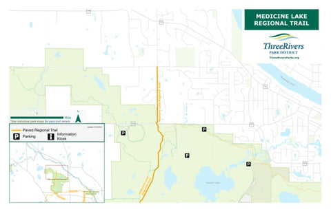 Three Rivers Park District Medicine Lake Regional Trail 1 digital map