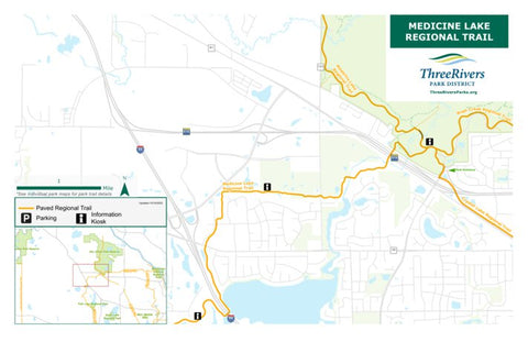 Three Rivers Park District Medicine Lake Regional Trail 3 digital map