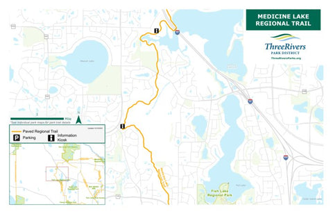 Three Rivers Park District Medicine Lake Regional Trail 4 digital map