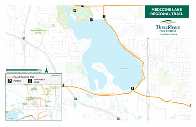 Three Rivers Park District Medicine Lake Regional Trail 7 digital map