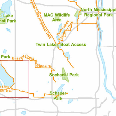 Three Rivers Park District Medicine Lake Regional Trail 7 digital map