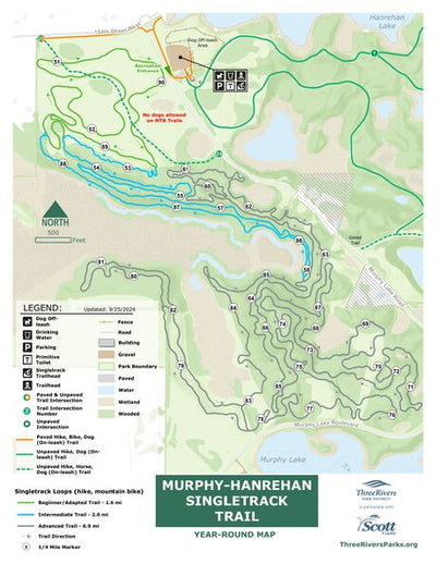 Murphy-Hanrehan Park Reserve Singletrack Trail Preview 1