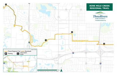 Three Rivers Park District Nine Mile Creek Regional Trail 2 digital map