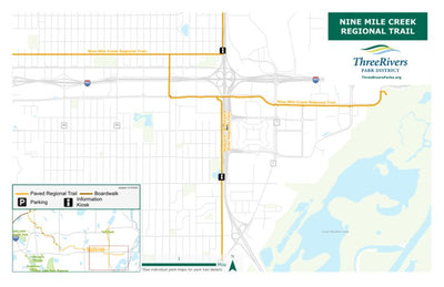 Three Rivers Park District Nine Mile Creek Regional Trail 3 digital map