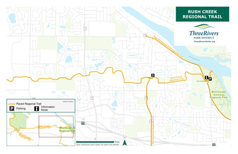 Three Rivers Park District Rush Creek Regional Trail 2 digital map