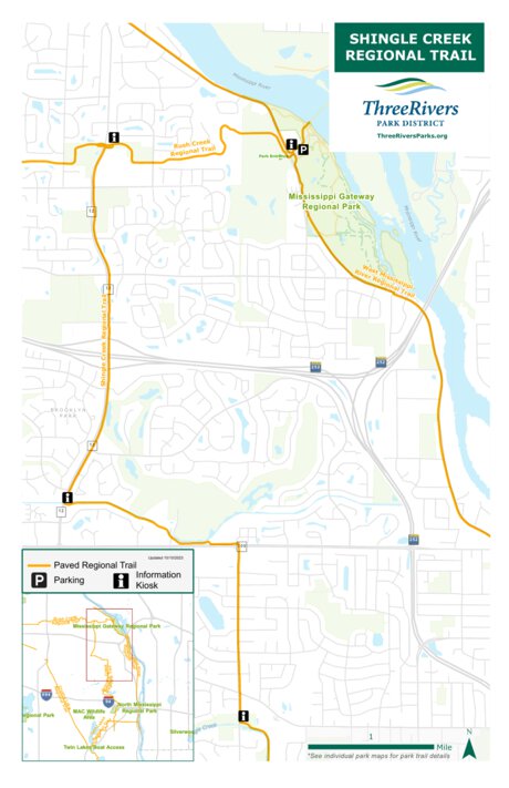 Three Rivers Park District Shingle Creek Regional Trail 1 digital map