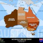 Three Scale Strategy Australia digital map