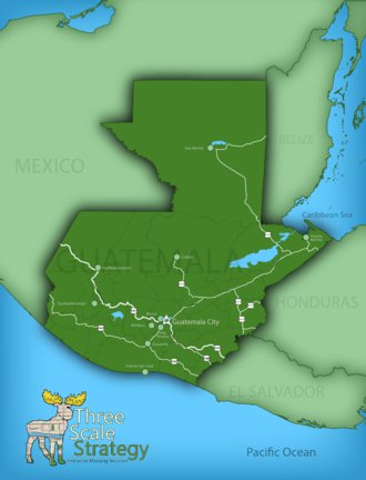 Three Scale Strategy Guatemala digital map