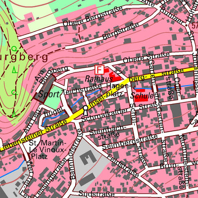 Thüringer Landesamt Für Bodenmanagement Und Geoinformation Brotterode [5128-SO] digital map