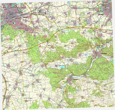 Thüringer Landesamt Für Bodenmanagement Und Geoinformation Erfurt [L5132] digital map