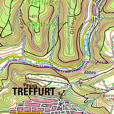 Thüringer Landesamt Für Bodenmanagement Und Geoinformation Eschwege [L4926] digital map