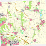 Thüringer Landesamt Für Bodenmanagement Und Geoinformation Gera N [5038-SO] digital map