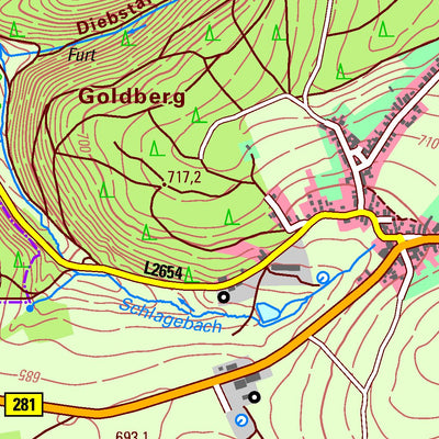 Thüringer Landesamt Für Bodenmanagement Und Geoinformation Gräfenthal [5433] digital map