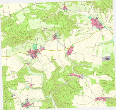 Thüringer Landesamt Für Bodenmanagement Und Geoinformation Großkochberg [5234-NW] digital map