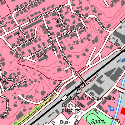 Thüringer Landesamt Für Bodenmanagement Und Geoinformation Heilbad Heiligenstadt [4626-NO] digital map