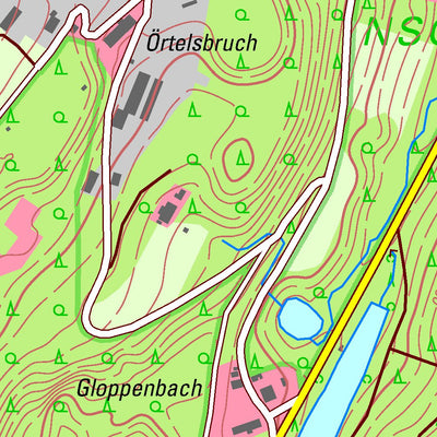 Thüringer Landesamt Für Bodenmanagement Und Geoinformation Lehesten [5534-NO] digital map