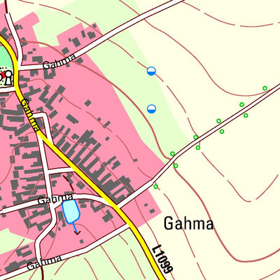 Thüringer Landesamt Für Bodenmanagement Und Geoinformation Ruppersdorf [5435-SW] digital map