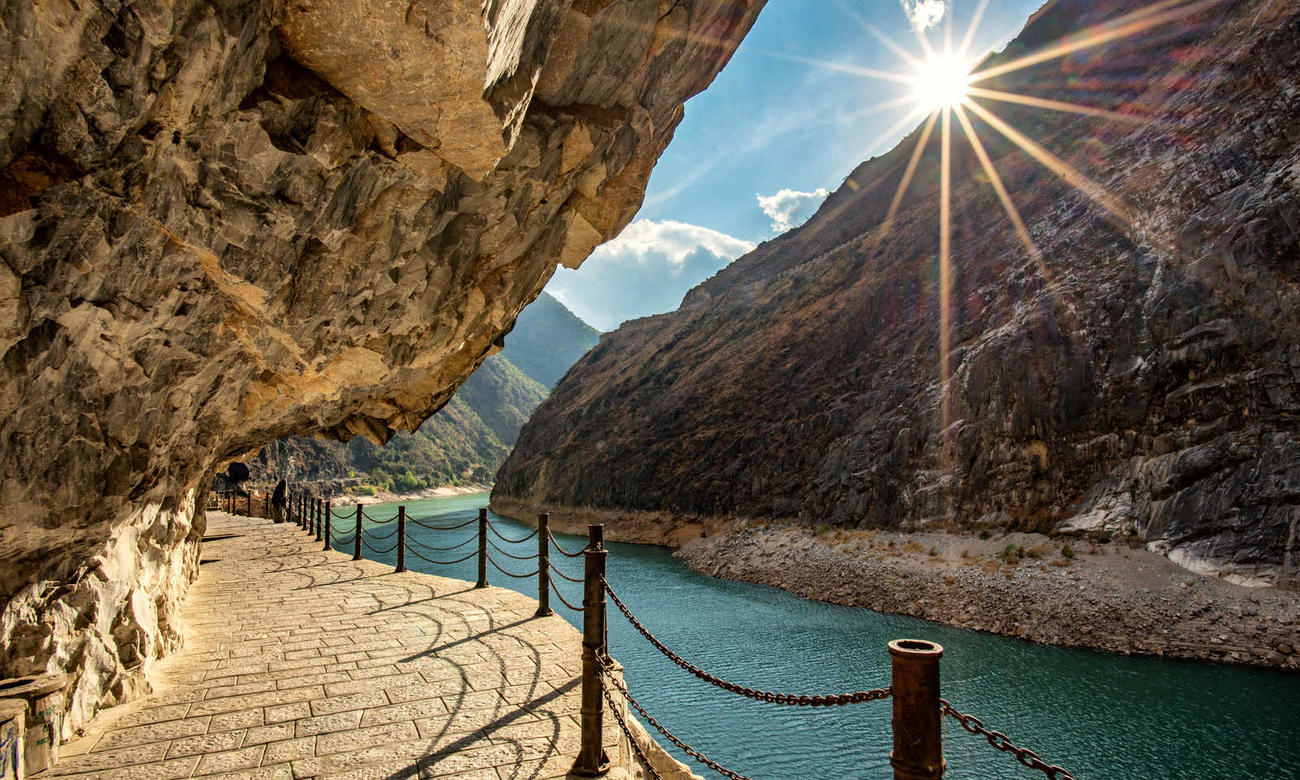 Tiger Leaping Gorge in Lijiang, Yunnan Province, China