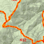 TimberX Highwood Mountains Trail Map 2013 digital map