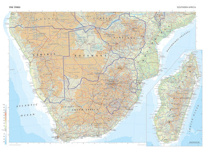 Times Maps The Times Map of Africa (Southern) digital map