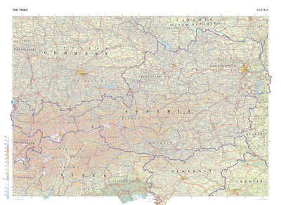 Times Maps The Times Map of Austria digital map
