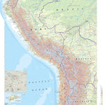 Times Maps The Times Map of Bolivia, Peru, and Brazil (West) digital map