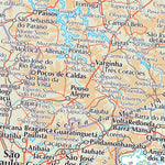 Times Maps The Times Map of Brazil (Central) and Paraguay digital map