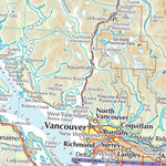 Times Maps The Times Map of British Columbia and Alberta (Canada) digital map