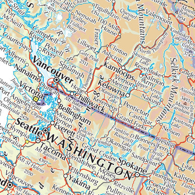 Times Maps The Times Map of Canada and Greenland digital map