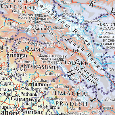 Times Maps The Times Map of Central and South Asia digital map
