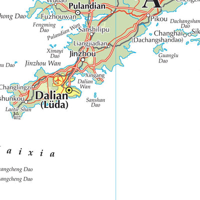 Times Maps The Times Map of China (North-east), North Korea and South Korea digital map