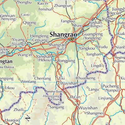 Times Maps The Times Map of China (Southeast) digital map