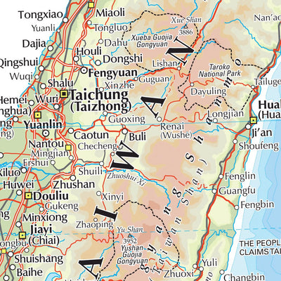 Times Maps The Times Map of China (Southeast) digital map