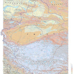 Times Maps The Times Map of China (West) digital map