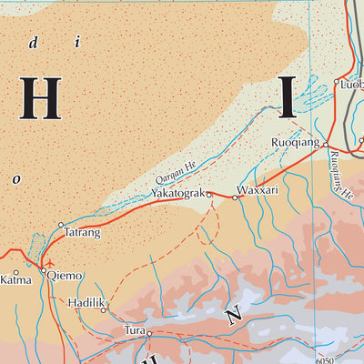 Times Maps The Times Map of China (West) digital map