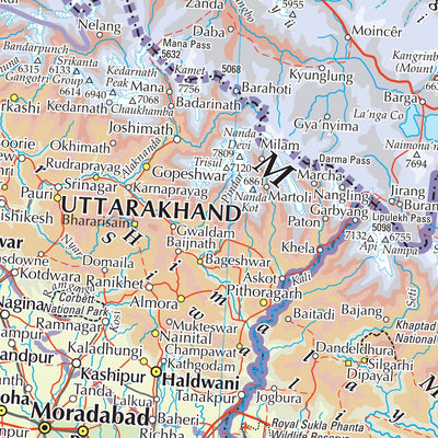 Times Maps The Times Map of China (West) digital map