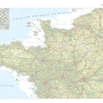 Times Maps The Times Map of France (Northwest) digital map