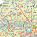 Times Maps The Times Map of France (Northwest) digital map